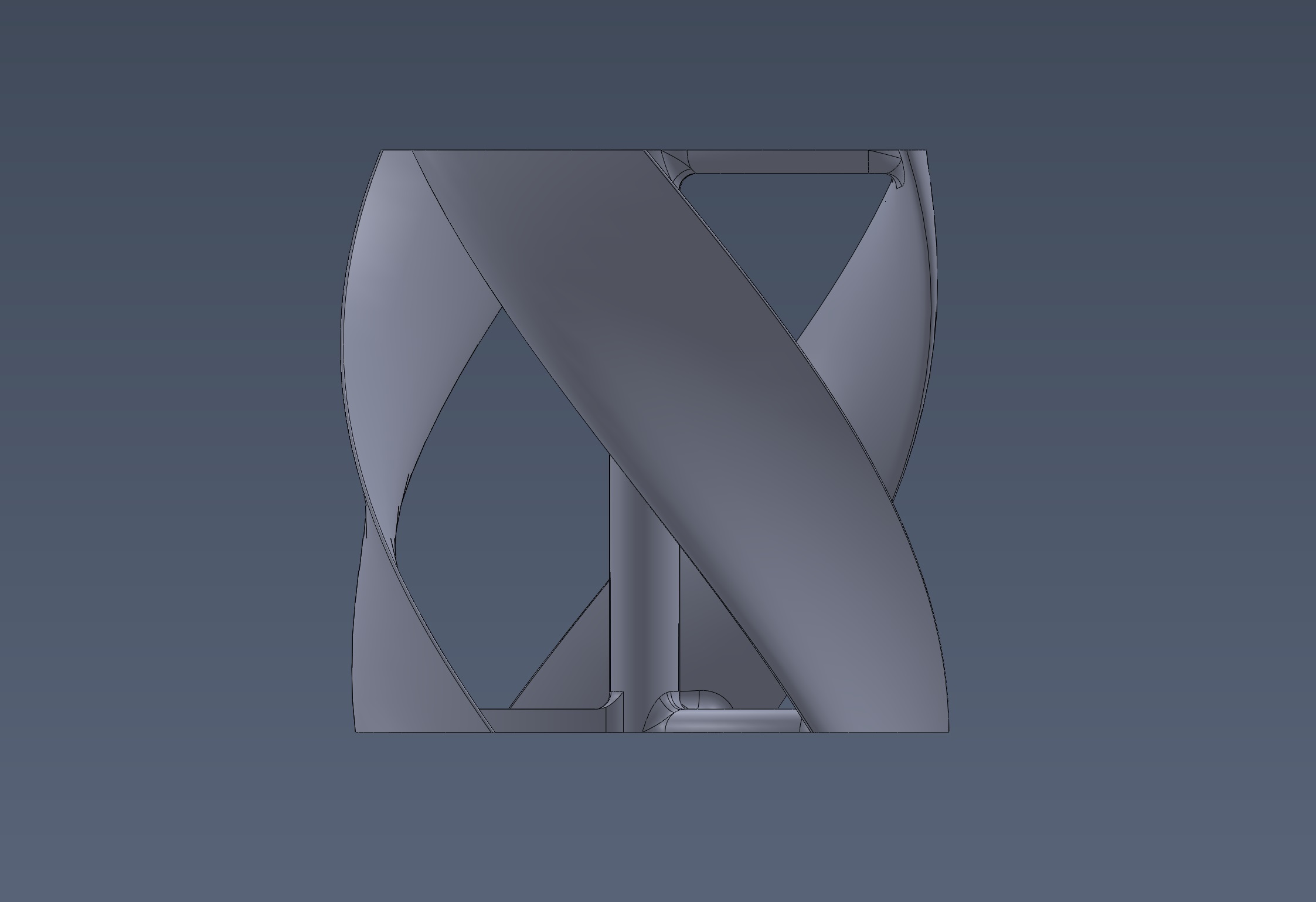 Miniatura 3 do modelo 3D Vertical Axis Windmill 1