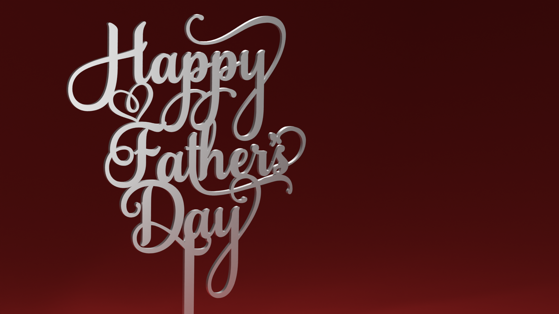 Happy Father's Day  - Cake Topper