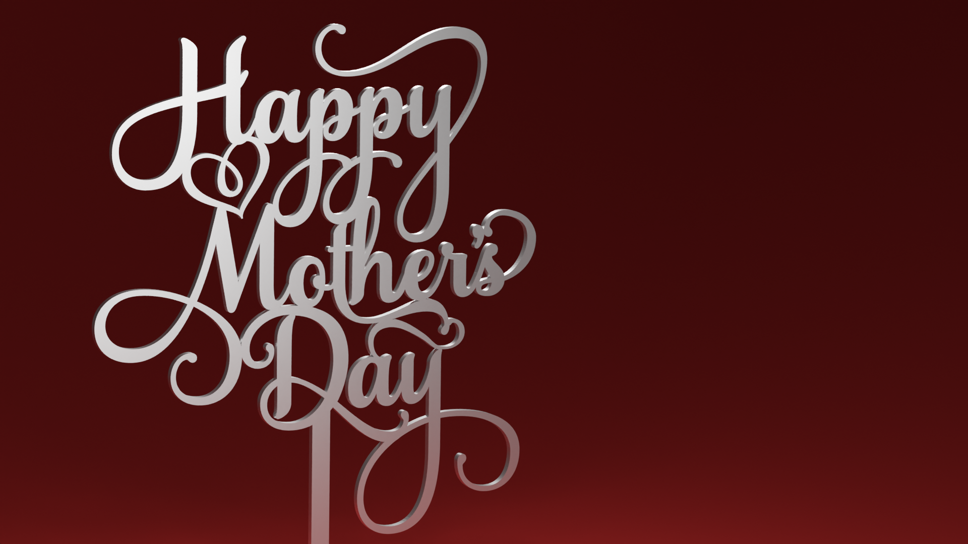 Happy Mother's Day  - Cake Topper