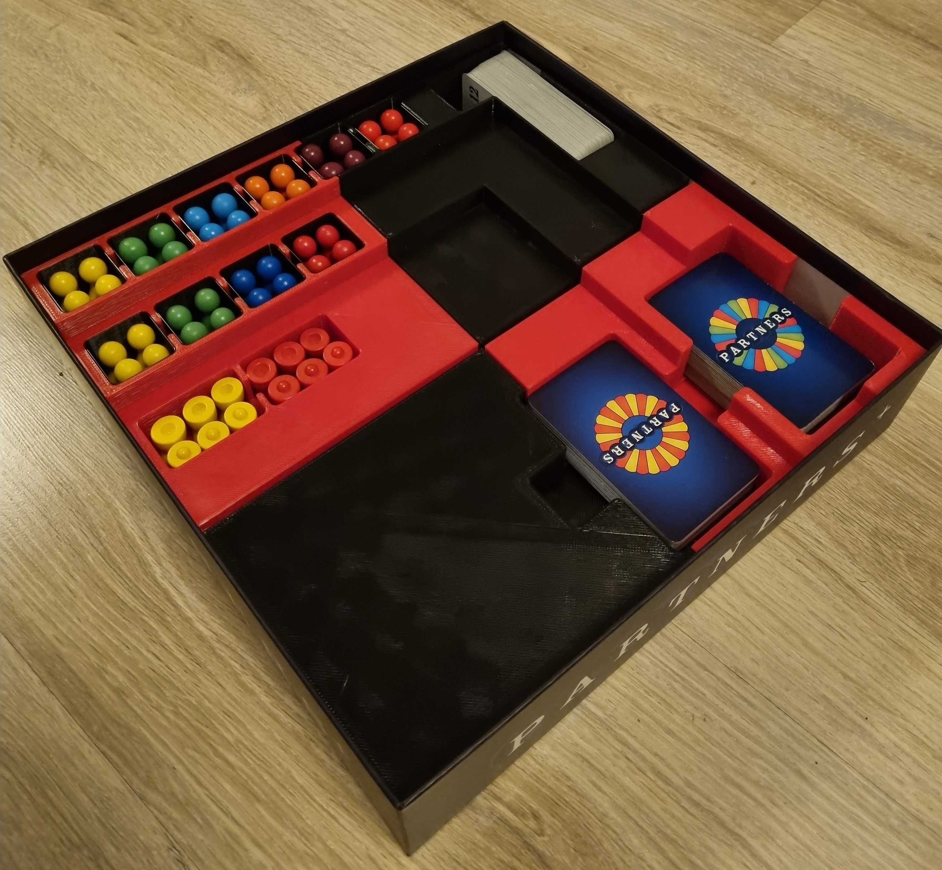 Partners board game insert 2-4-6 players