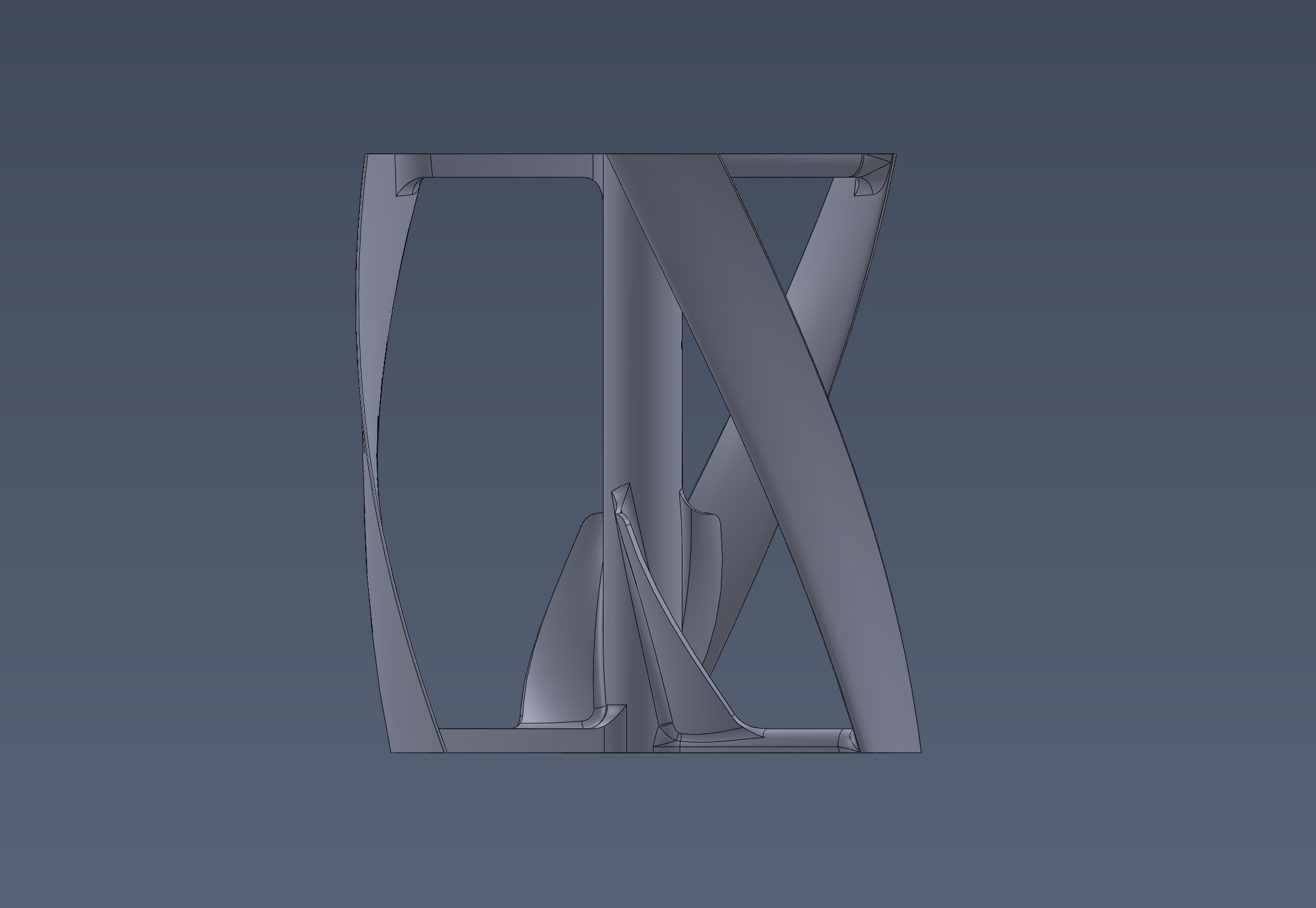 Miniatura 3 do modelo 3D Vertical Axis Windmill 02