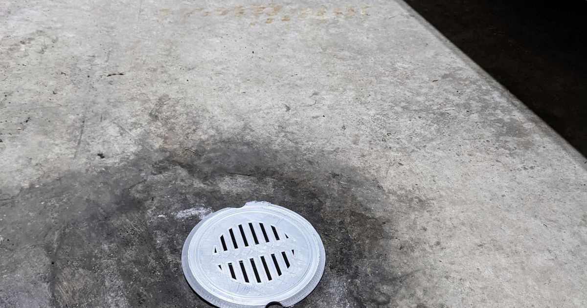 Floor drain cover by Steph Campeau Download free STL model