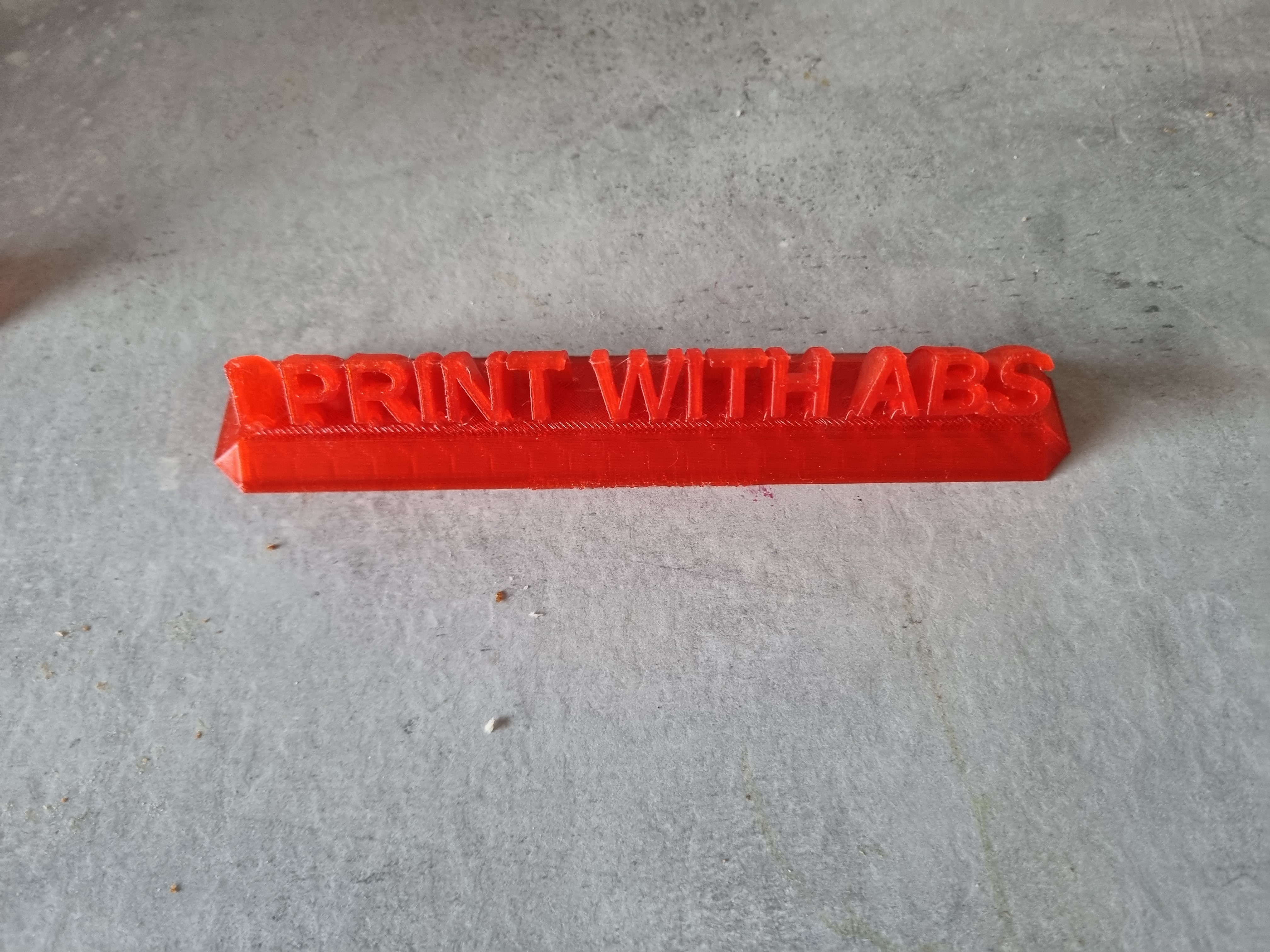 I PRINT WITH ABS | Sign