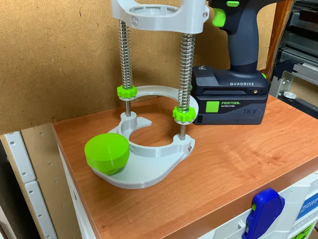 Perpendicular Drilling Jig - modified base for Festool TPC/TDC