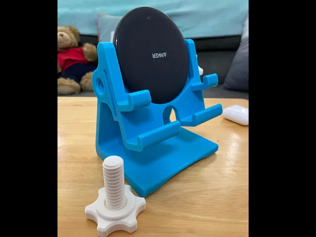 Wireless Charging Adjustable Phone Stand