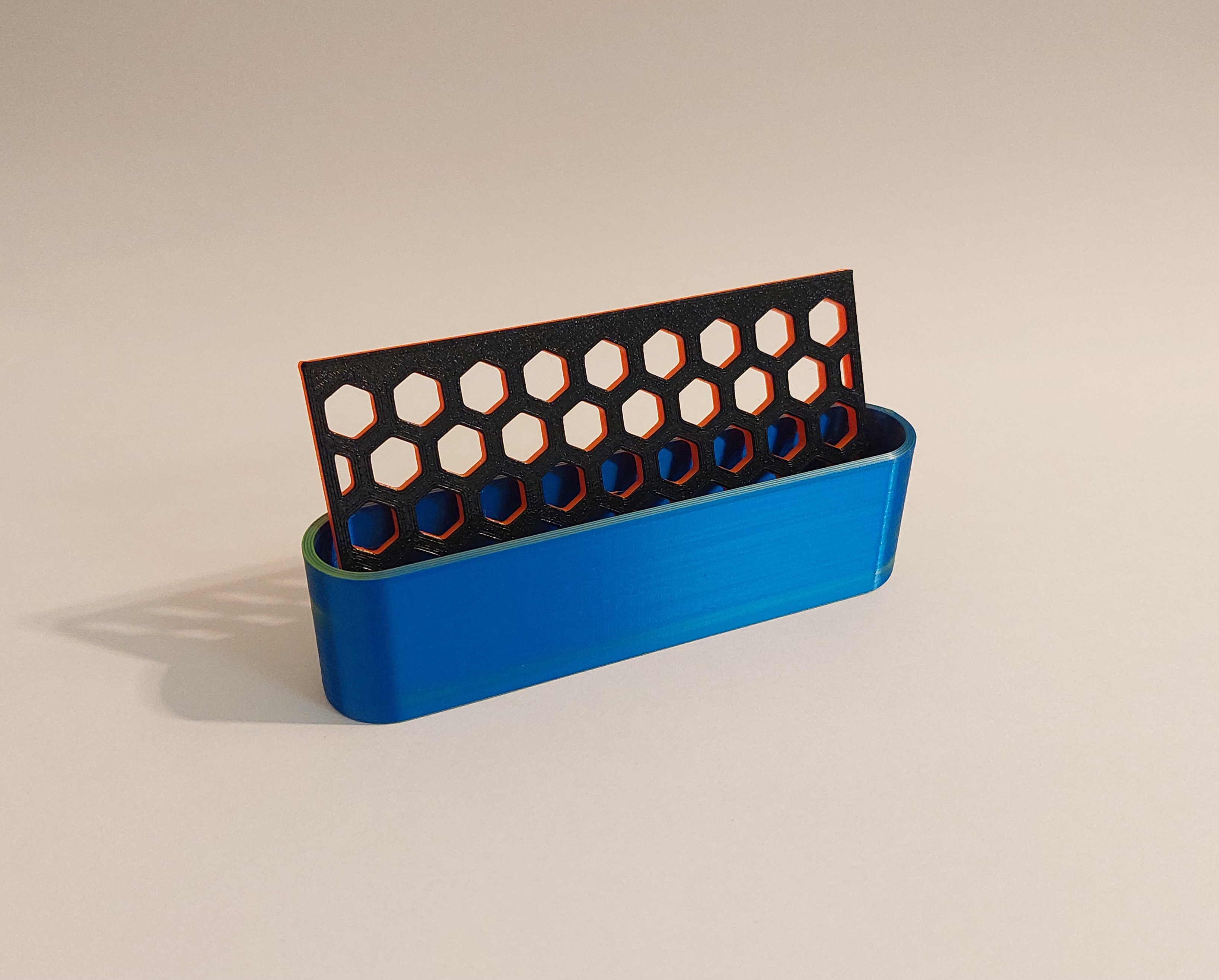 Oval Shape Business Card Holder
