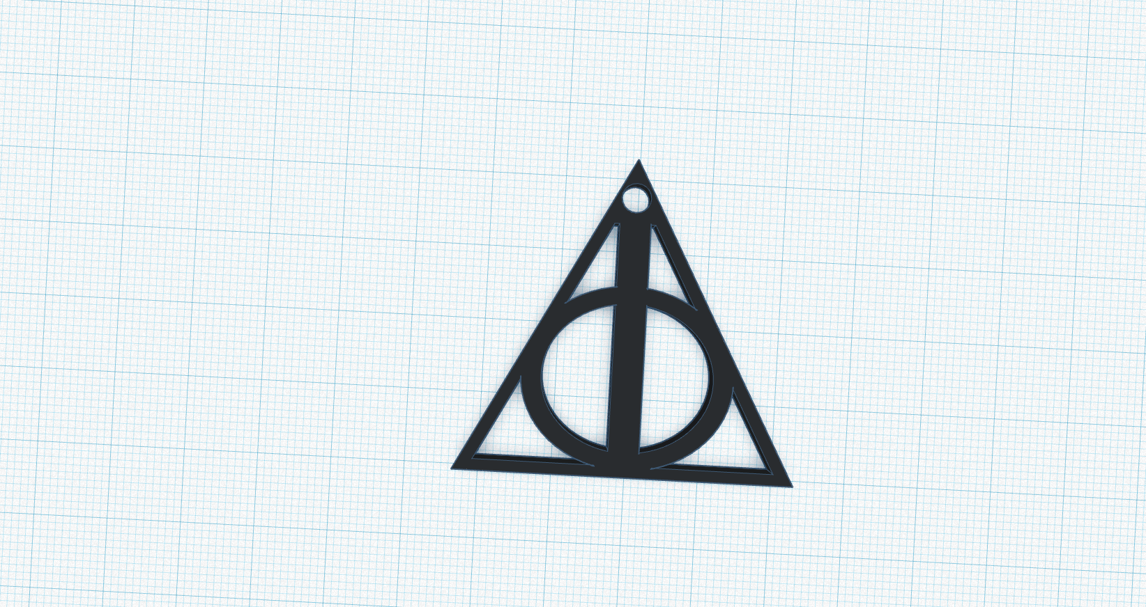 Harry Potter Deathly Allows keyring
