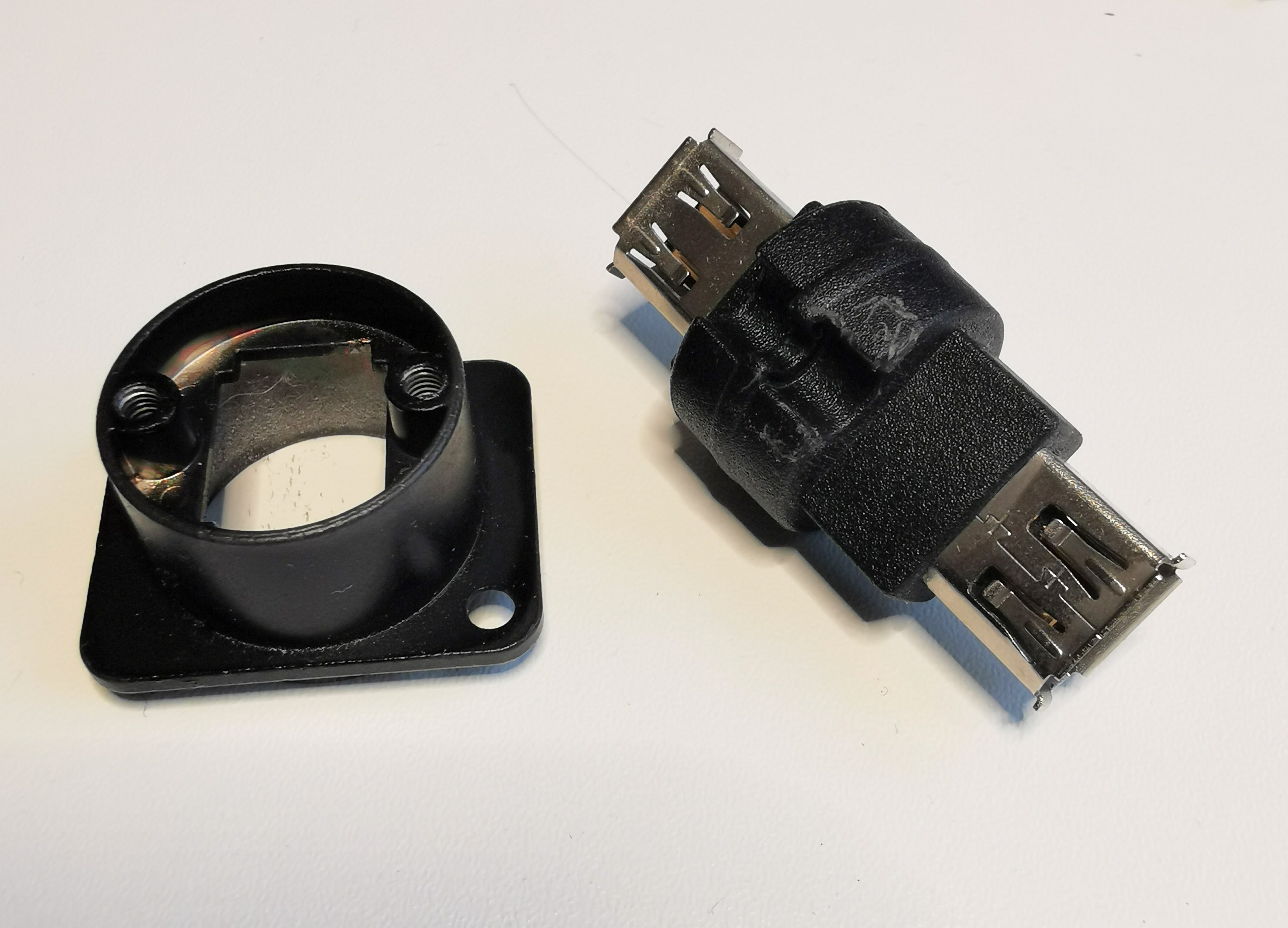 Convert a panel mount Firewire to USB micro by MagnusT Download free