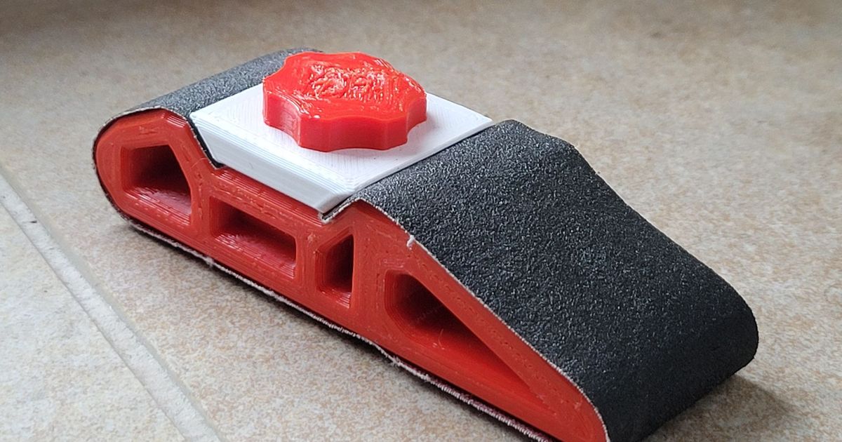 Simple Sanding Block / Sanding Tool by PrismaPrints Download free STL