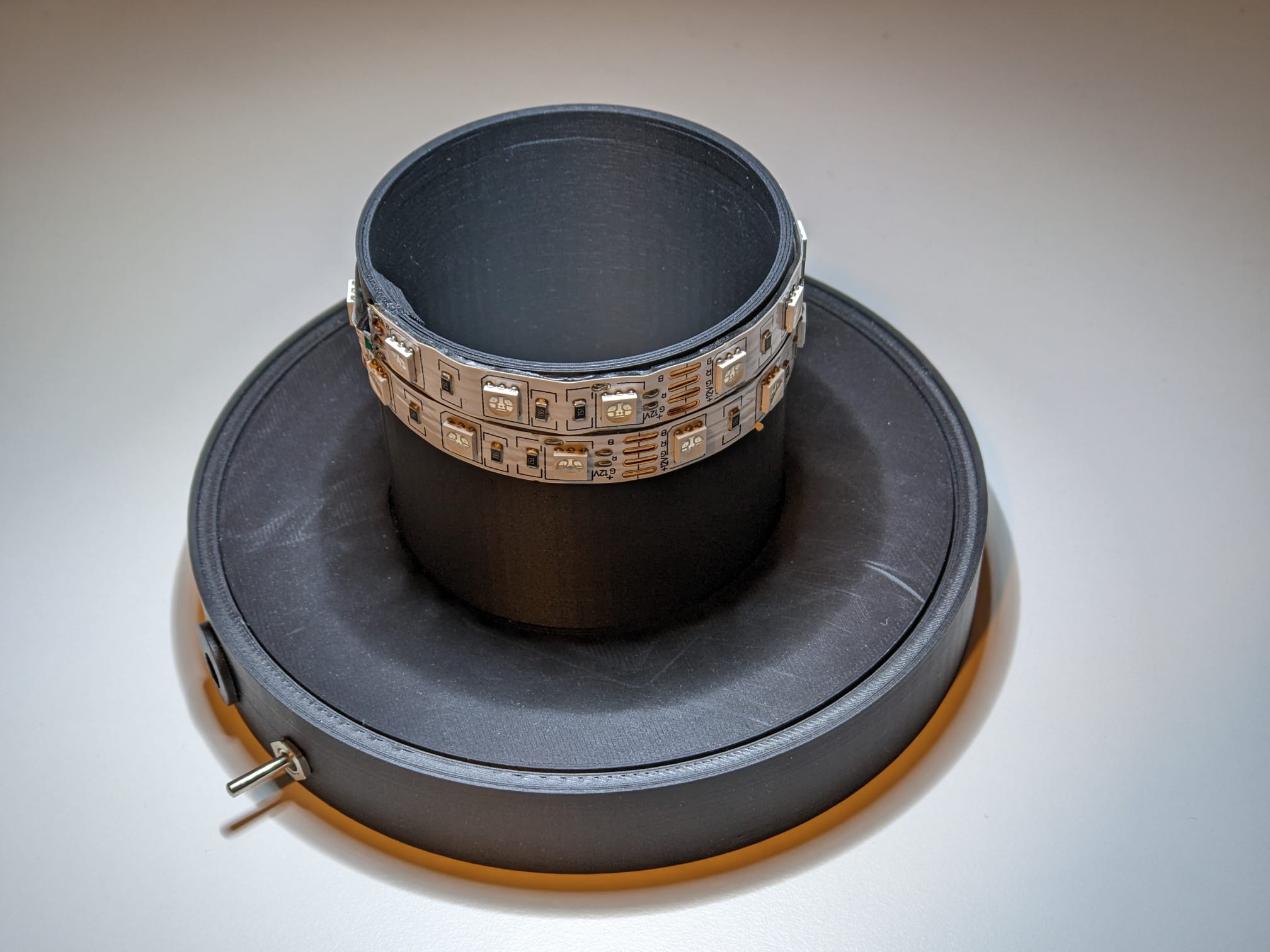 Miniatura 3 do modelo 3D Simple cylindrical lithophane holder