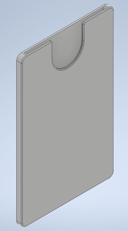 Magnetic business card pocket