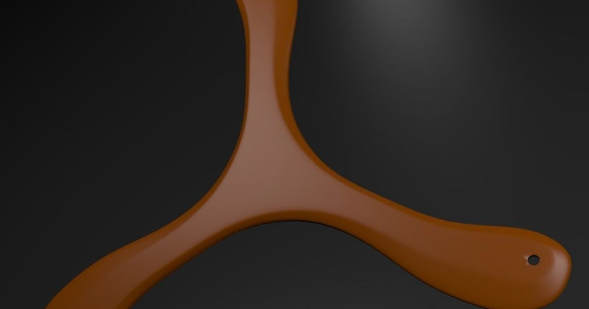 Tri-Bladed Boomerang by Lapjoint | Download free STL model | Printables.com