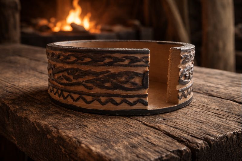 Anglo-Saxon Viking Coaster Holder