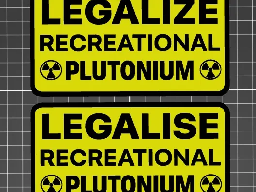 Legalize Recreation Plutonium Recreational - Because Stable Is Overrated