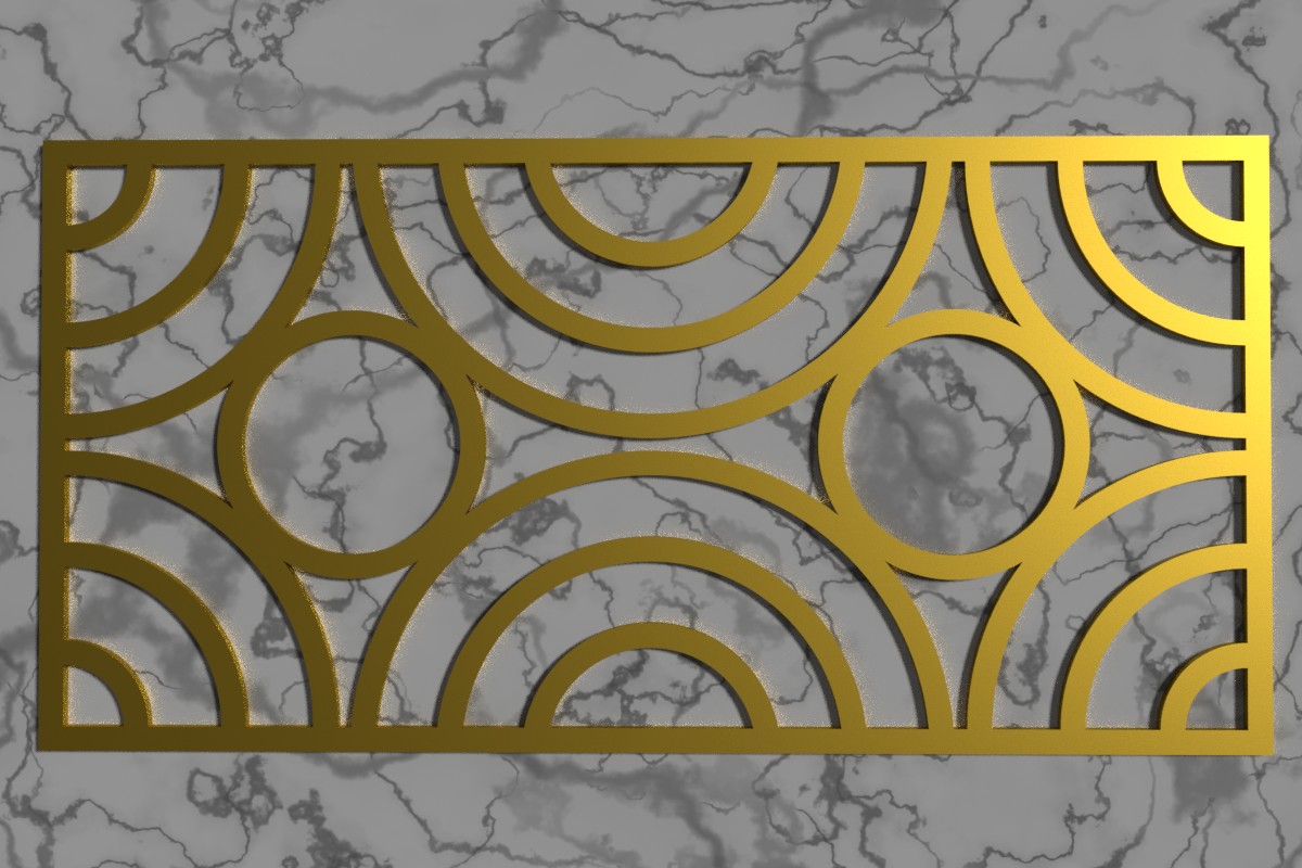 Room_divider Fence Round pattern