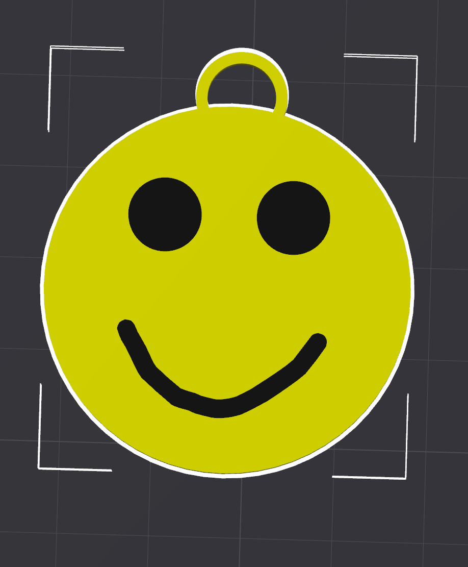 Smiley-Keychain