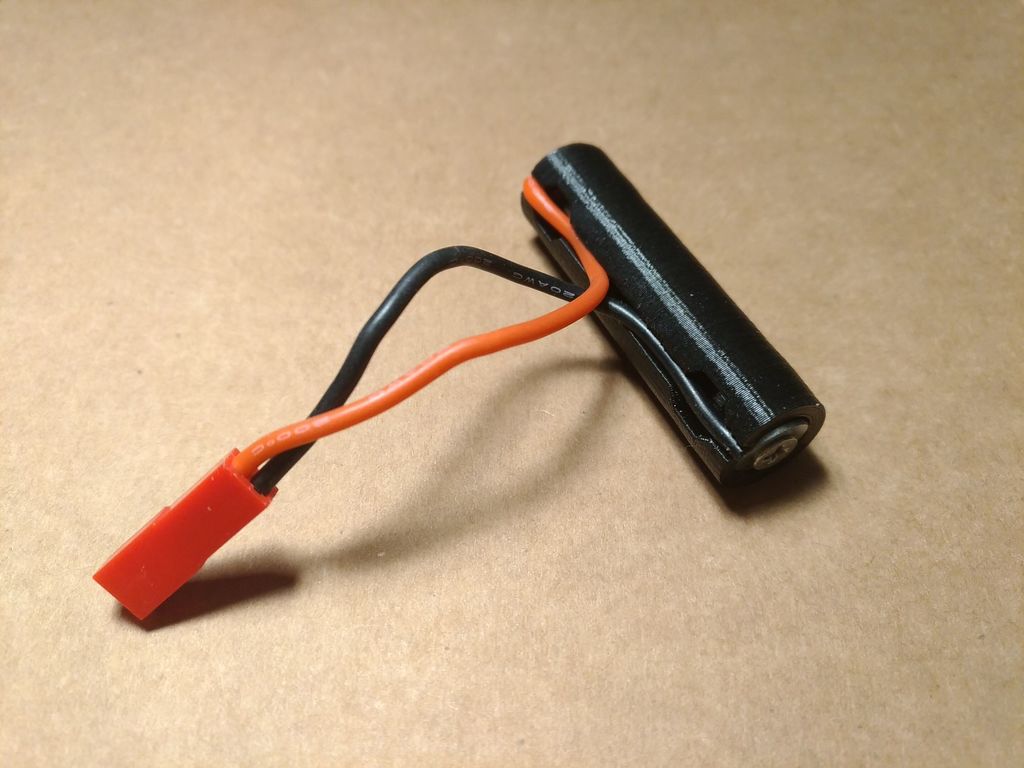 AA Battery Eliminator Power Adapter by movotrab Download free STL