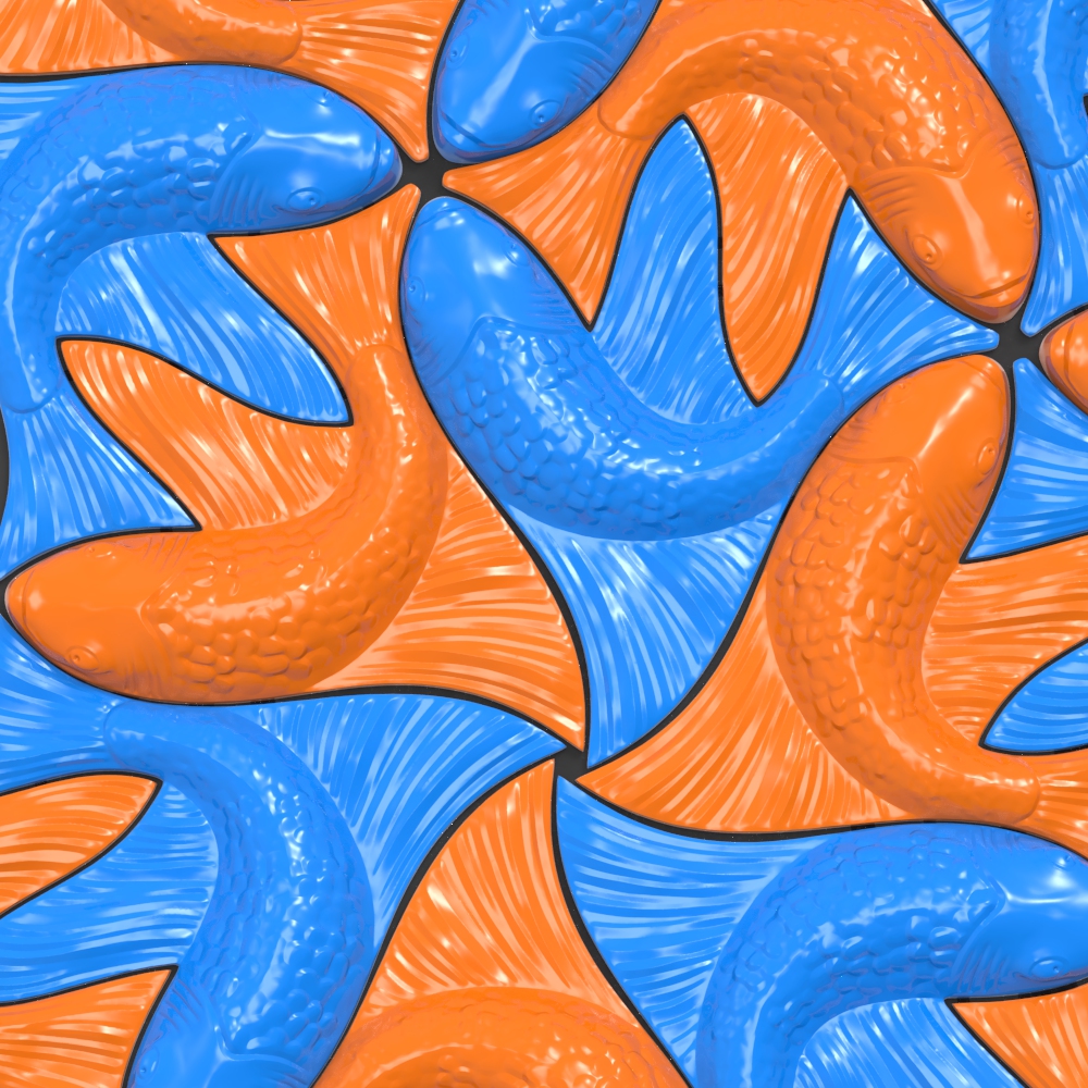 Escher fish