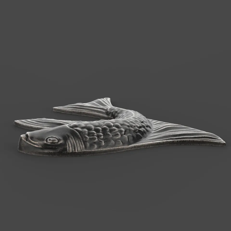 M.C. エッシャー 立体の置き物 魚 Escher fish by tkachmikhailo | Download free STL model