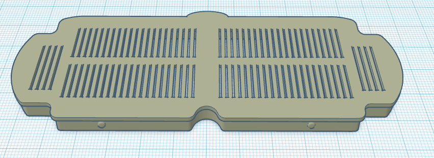 AMS desiccant tray cover with tab