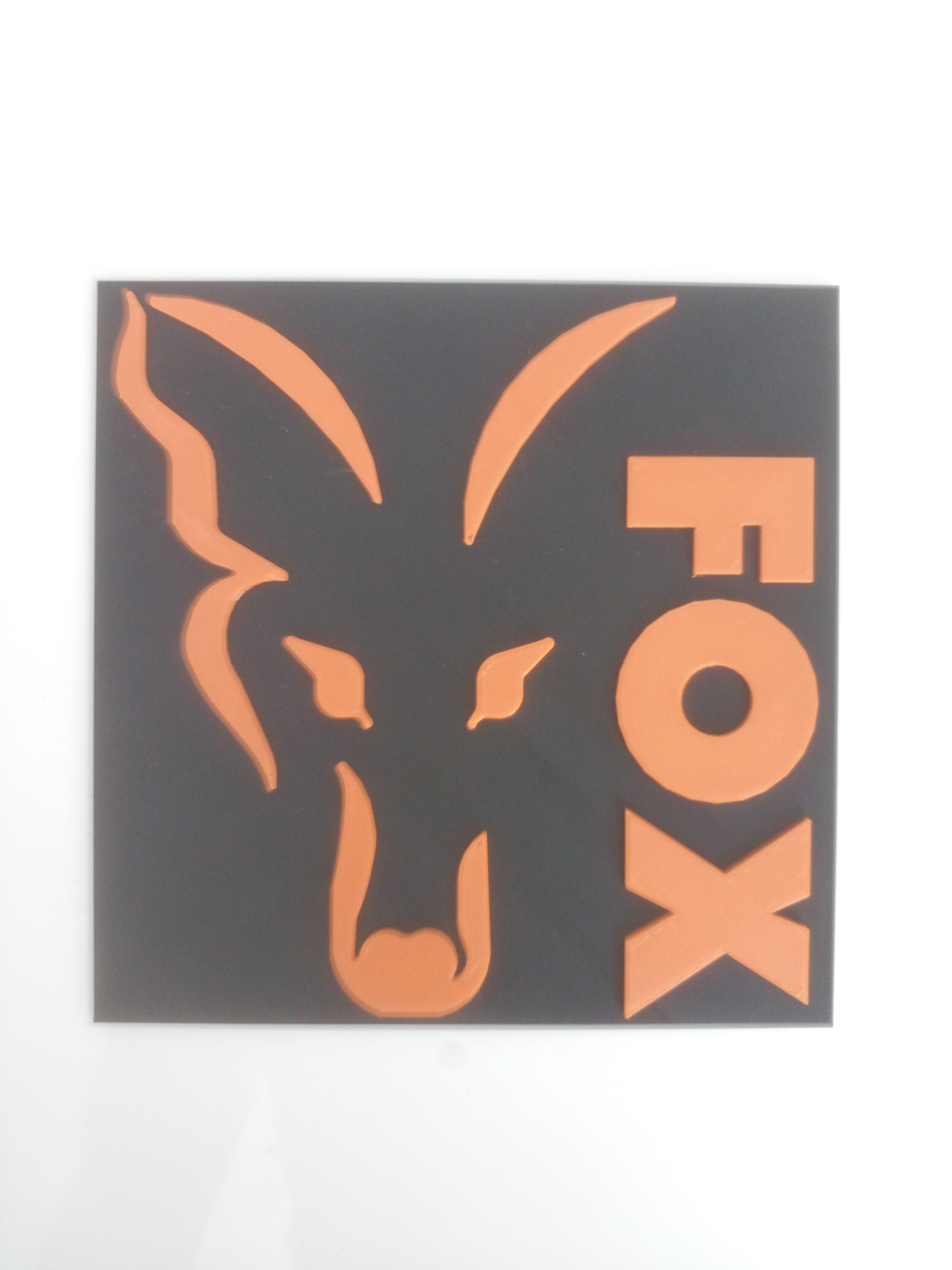 Fox fishing logo
