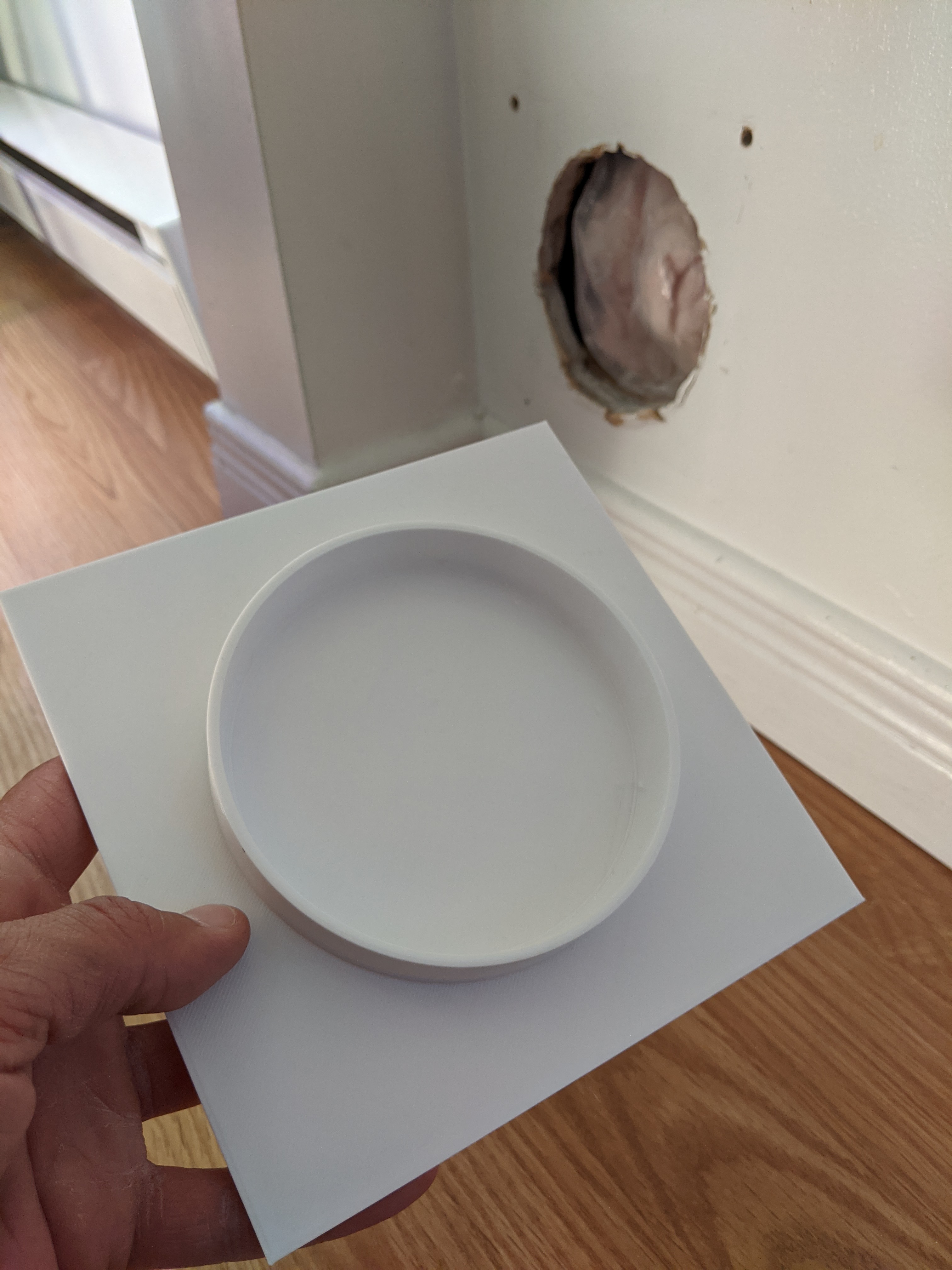 Air conditioning wall hole cover by Steph Campeau Download free STL model