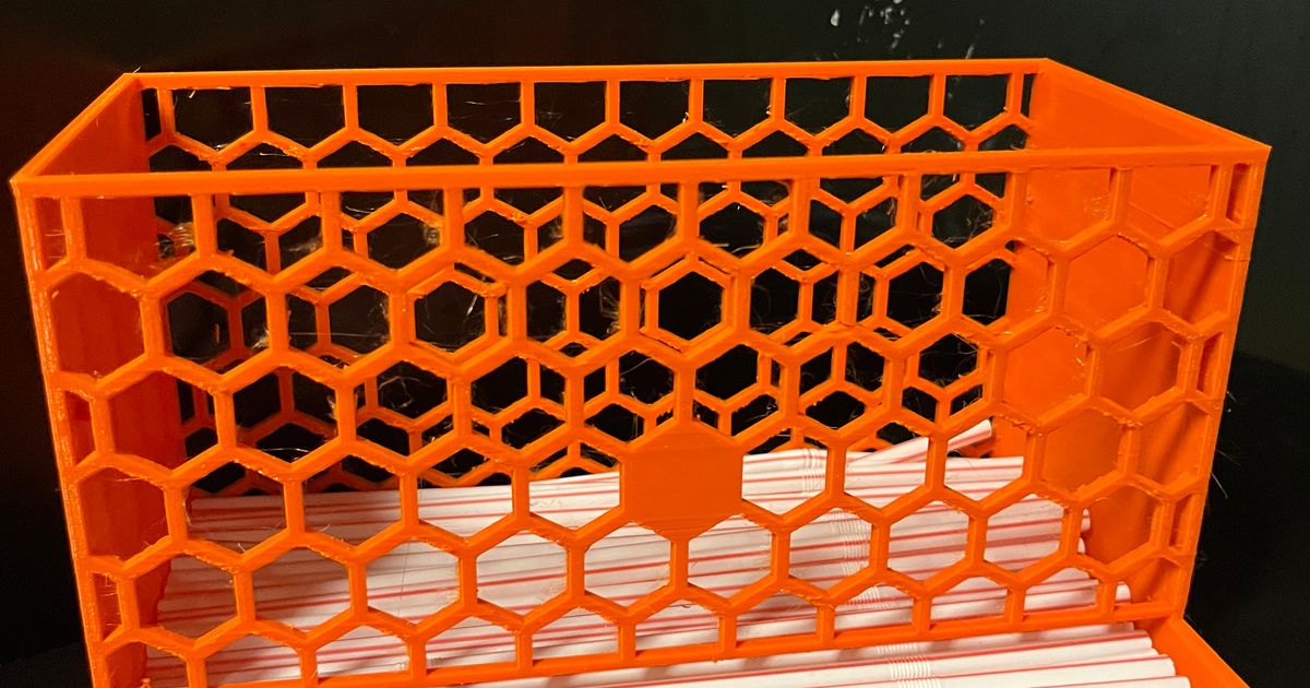 Straw dispenser by PaparazziN Download free STL model