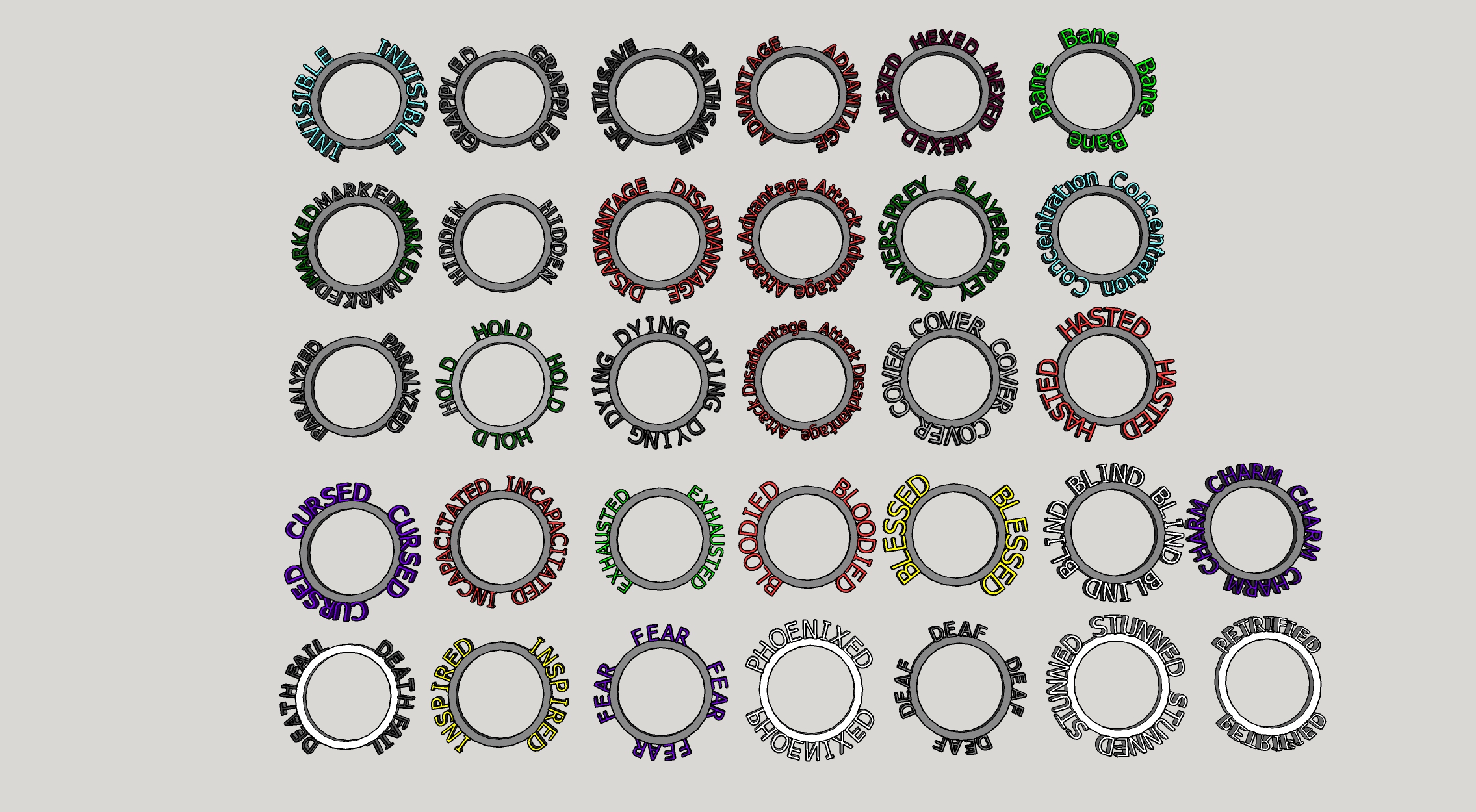DnD Tracker Rings