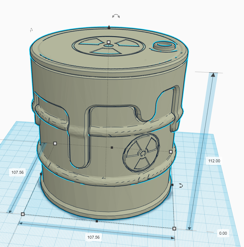 Chemical Waste 3D model thumbnail