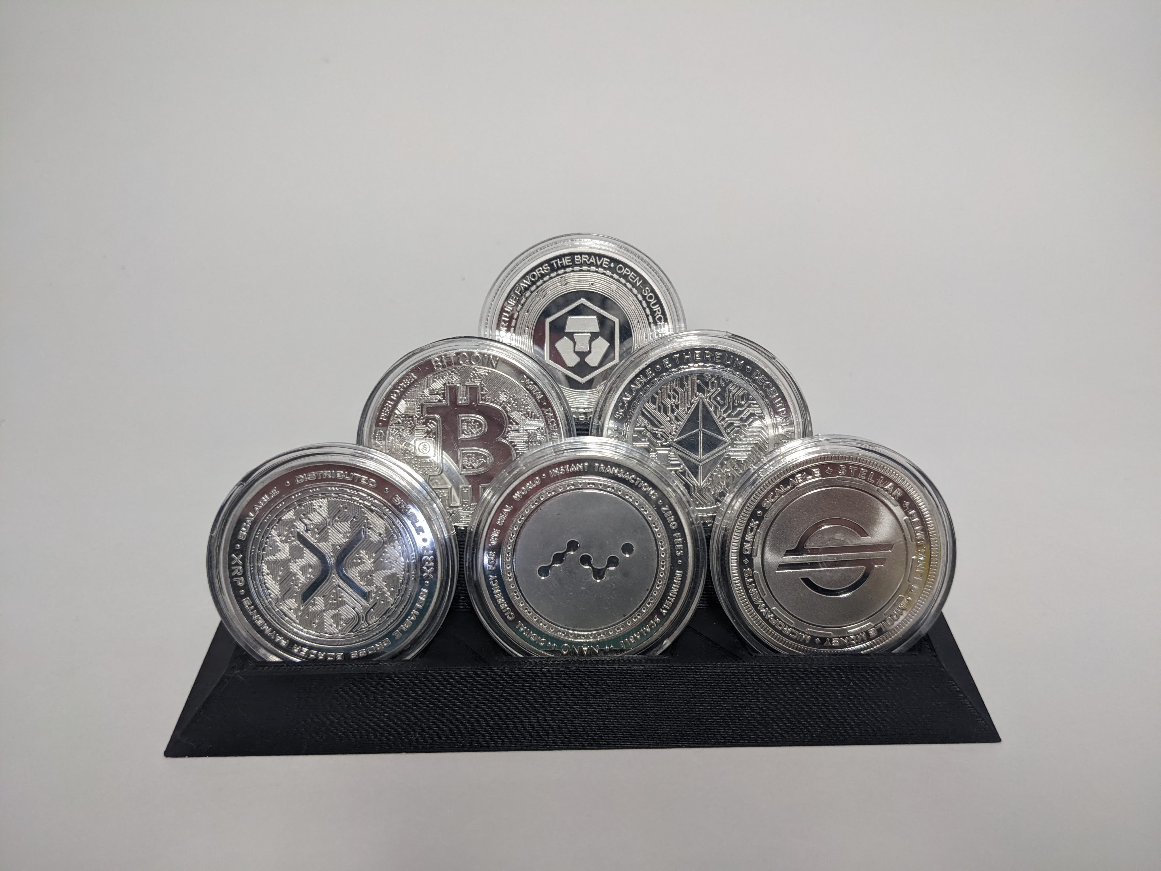 Small Pyramid Challenge Coin Holder