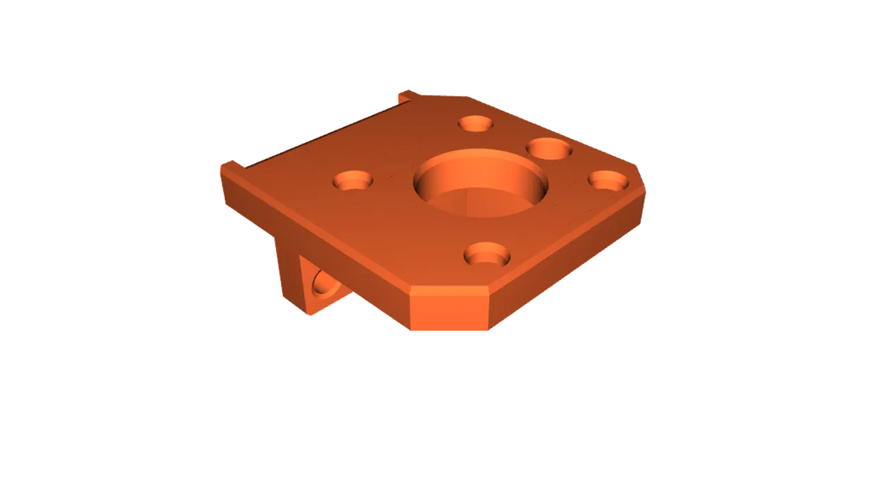 Z-Motor mount for SV06 (squareness & rigdity) by Pr20100