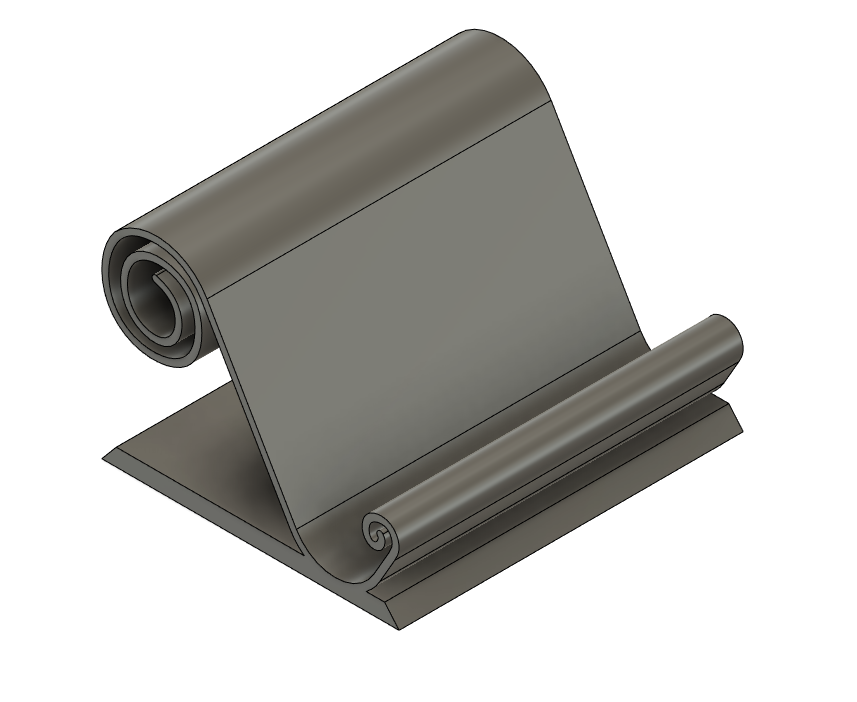 The Scroll - Business Card Holder
