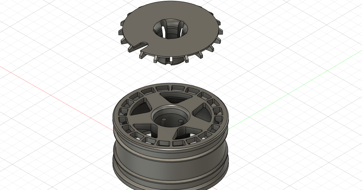 Turbomac RC wheel 1:10 12mm hex by Discharged | Download free STL model ...