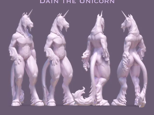 Dain the Unicorn Statue