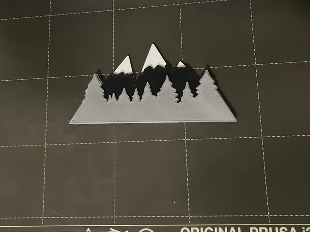 2D Mountains (3 colors)