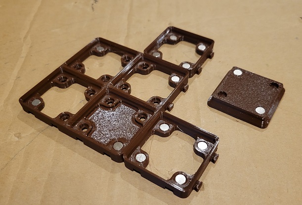 Miniatura 2 do modelo 3D Dovetail gridfinity base - Short v2