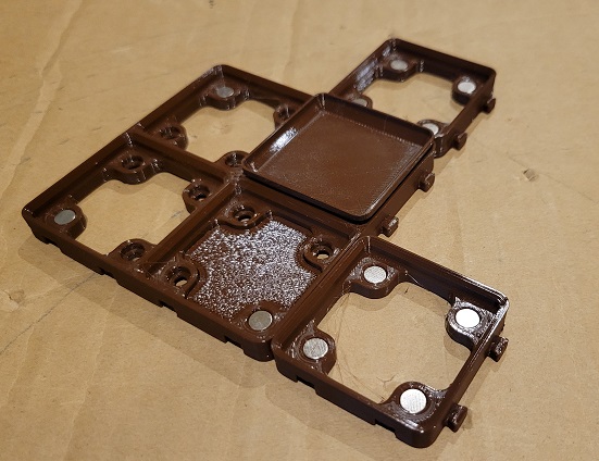 Miniatura 5 do modelo 3D Dovetail gridfinity base - Short v2