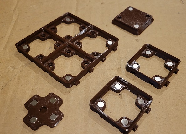 Dovetail gridfinity base - Short v2 3D model thumbnail