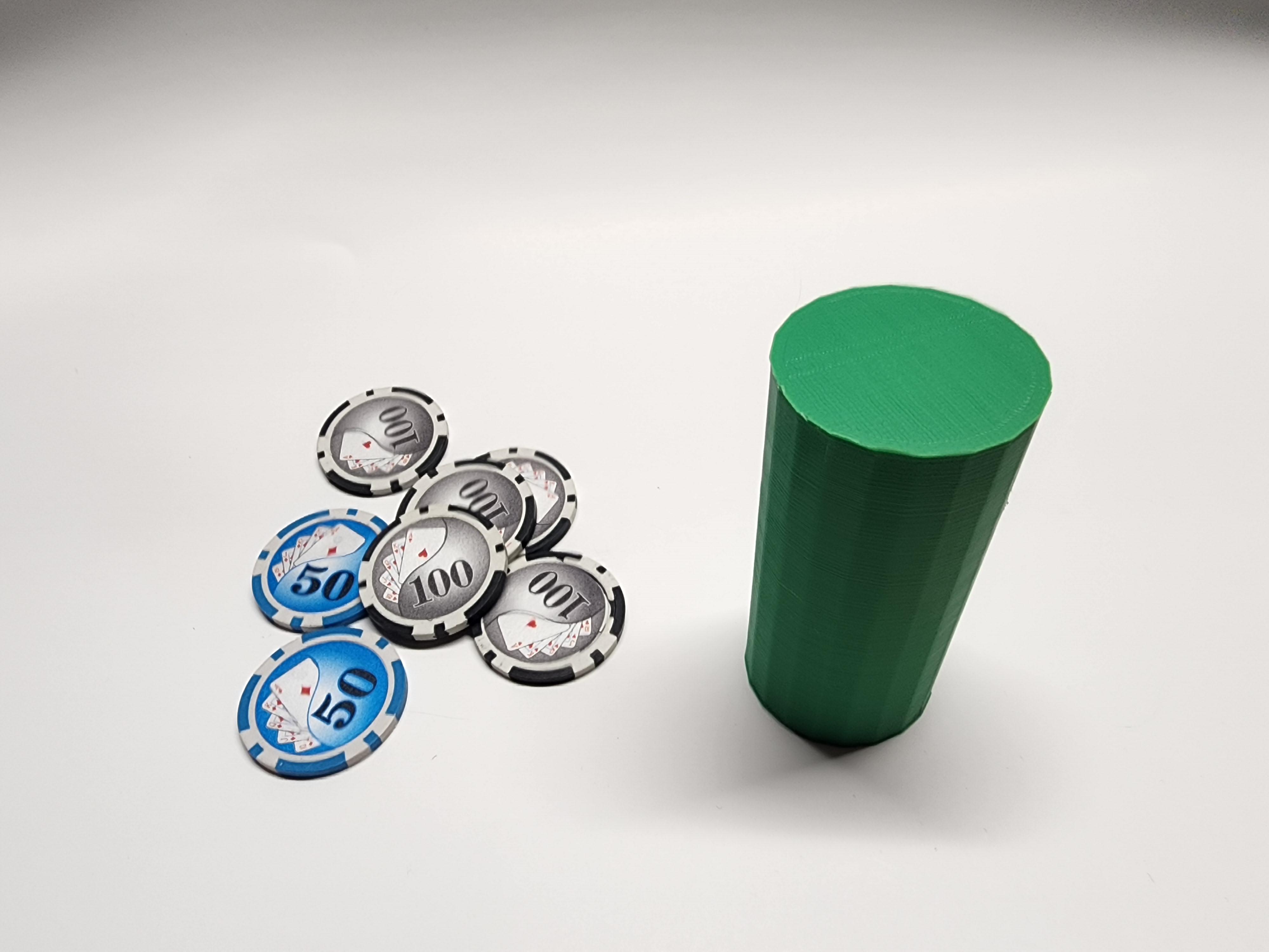 Poker Chip Tube