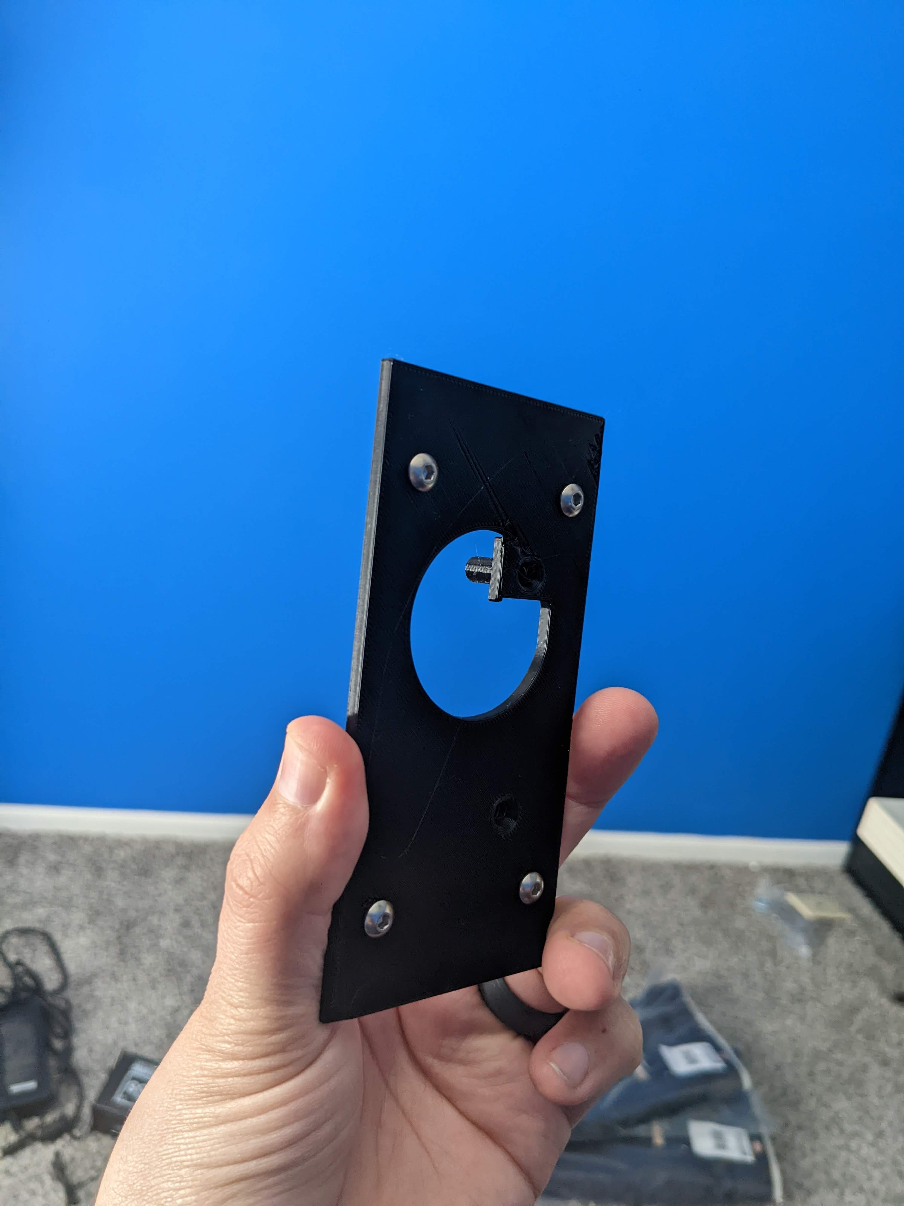 Standard Doorbell to Ring Doorbell Mounting Plate adapter by JCSandt