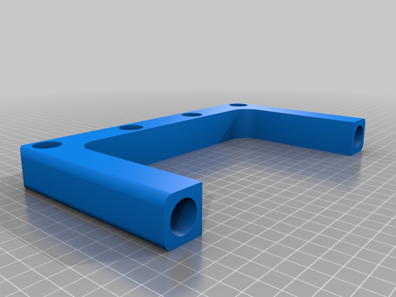 Miniatura 5 do modelo 3D Smaller modular stackable shoe rack