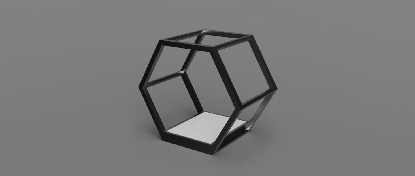 Mini Hexagon Shelves by Prefectionist | Download free STL model ...
