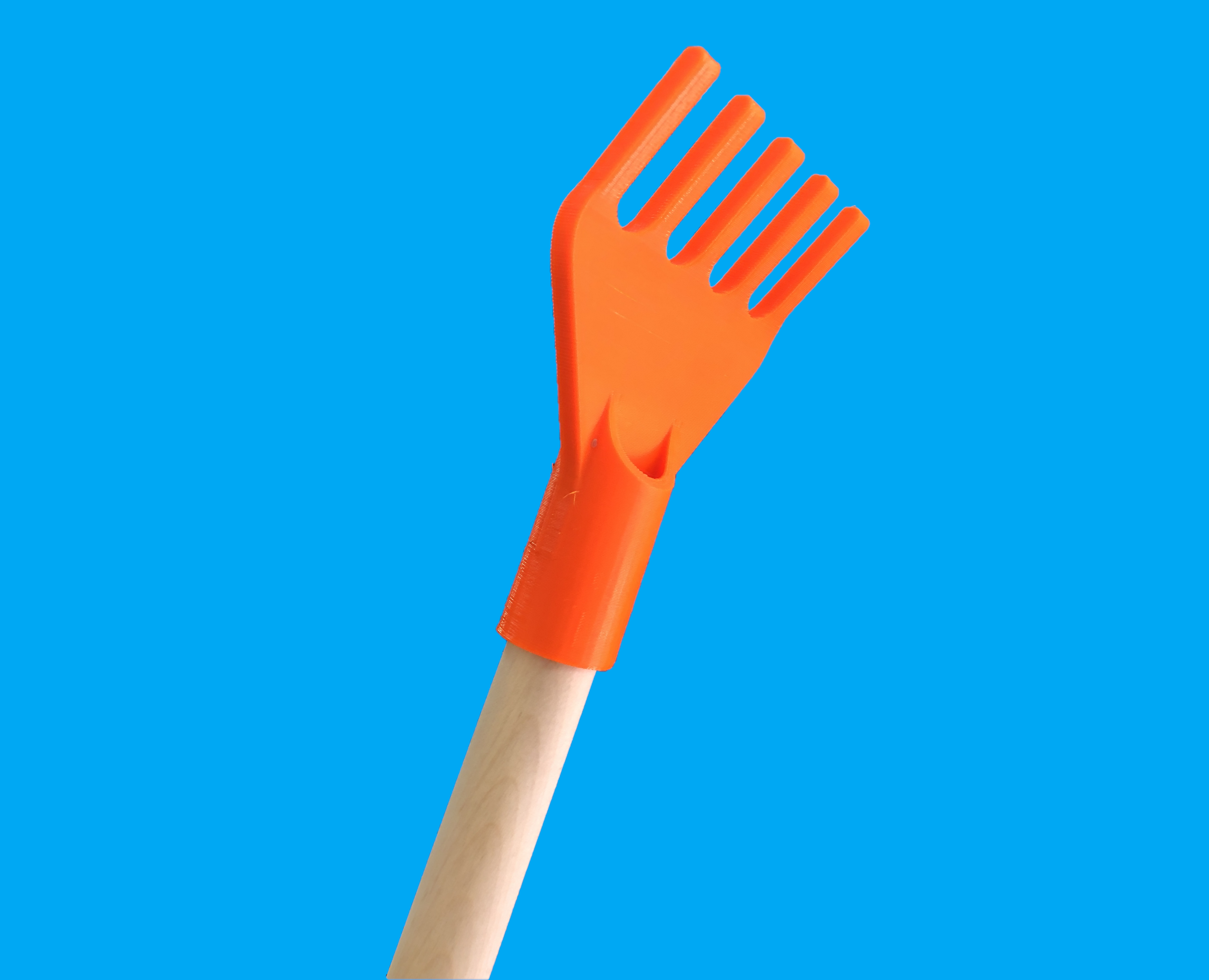 Back Scratcher Head for 3/4" Dowel