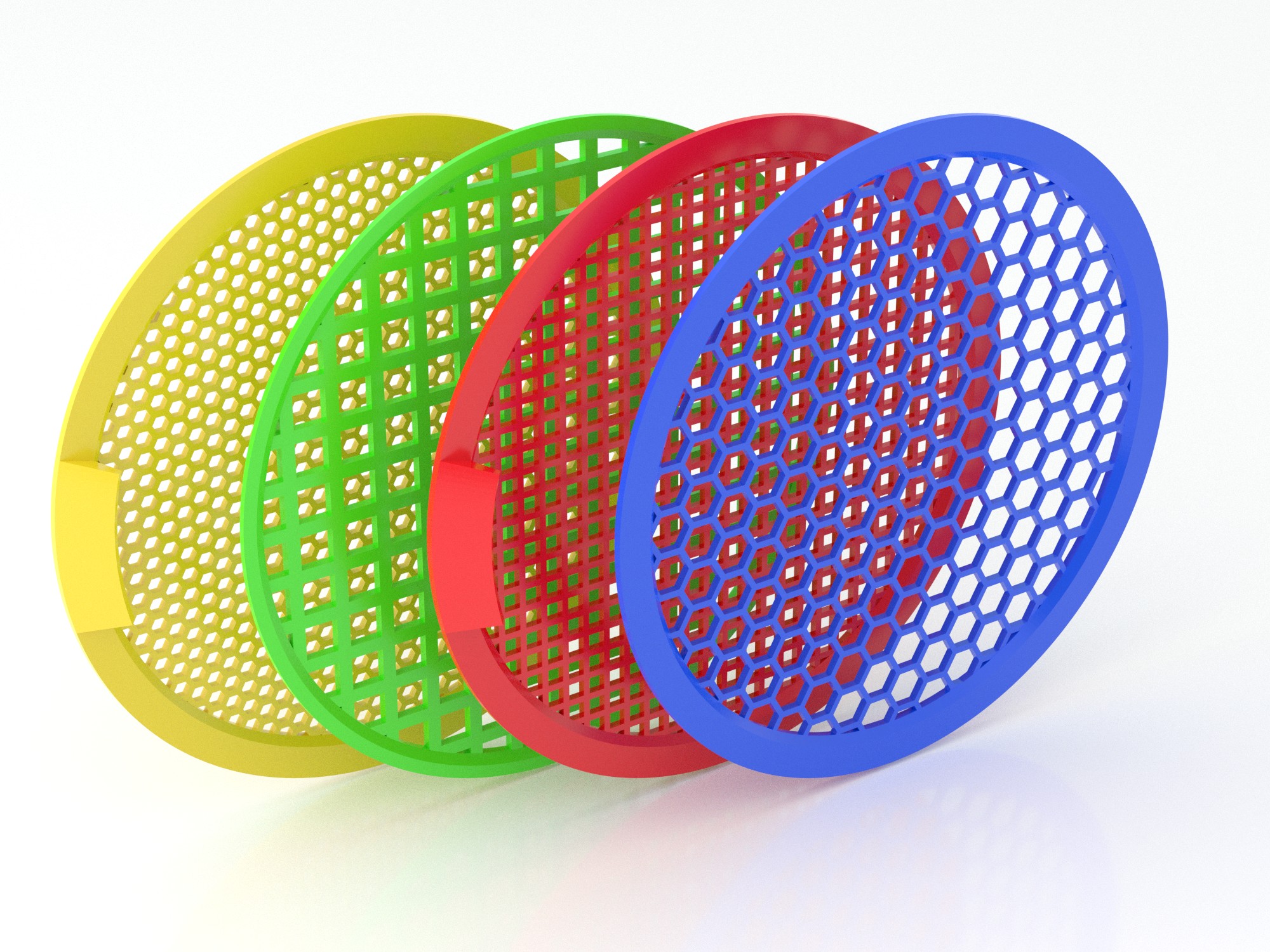 Parametric floor drain filter