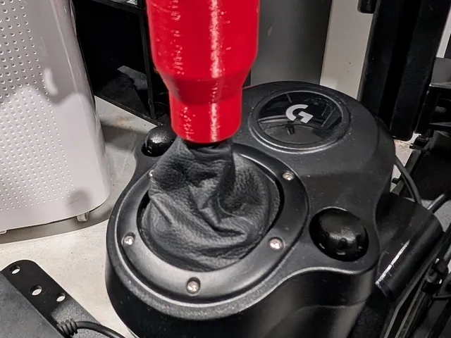 Logitech G shifter threaded adapter and shift knob