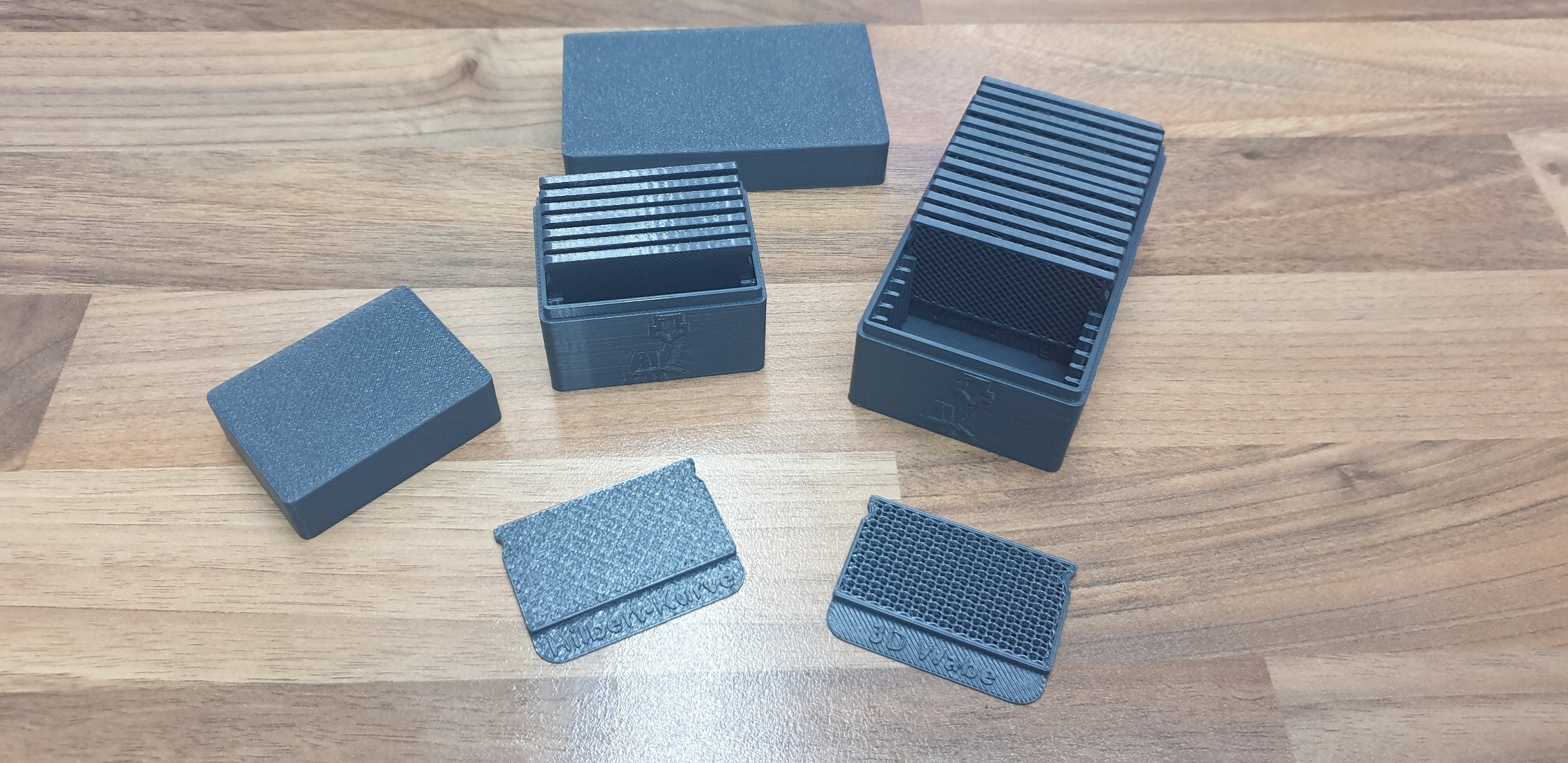 Infill und Oberflächen Test Card