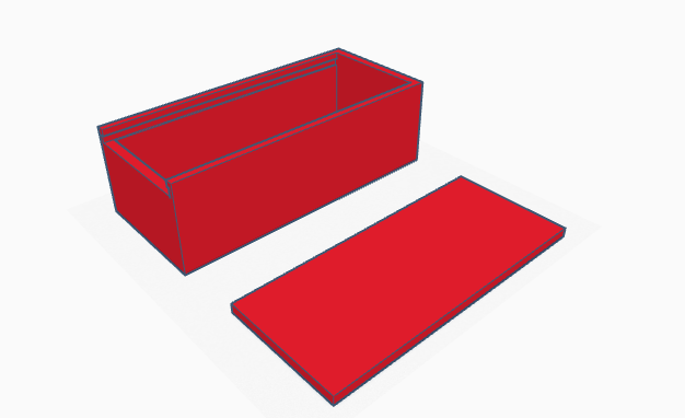 box with sliding lid