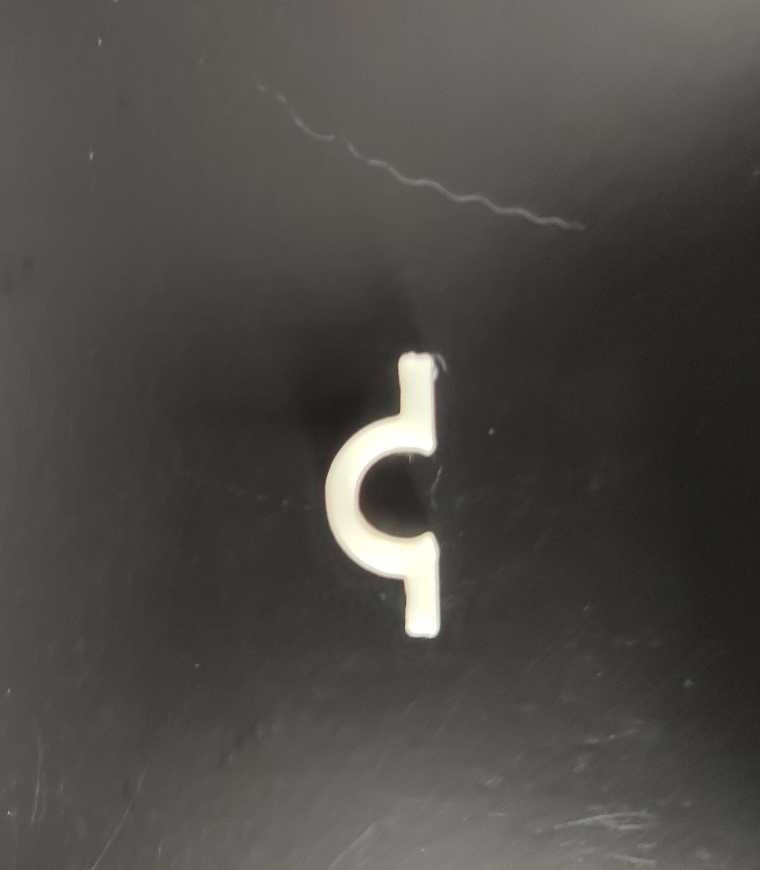 Miniatura 3 do modelo 3D Wall cable holder