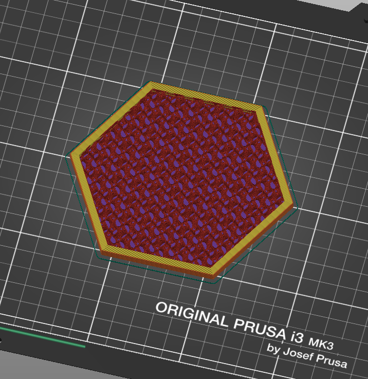 Hex Gyroid Coaster