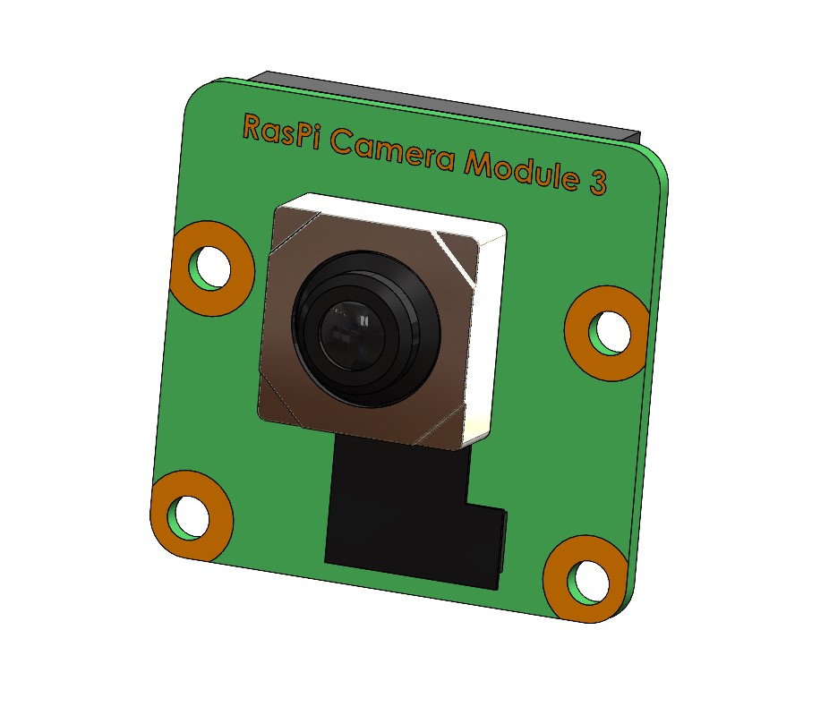 Raspberry Pi Camera Module 3 V3 By Docweebl Download Free Stl Model 2328